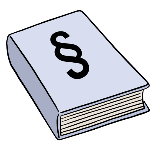 Gesetzesbuch Buch mit Gesetze